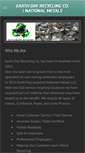 Mobile Screenshot of earthdayrecyclingco.com