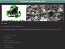 Tablet Screenshot of earthdayrecyclingco.com